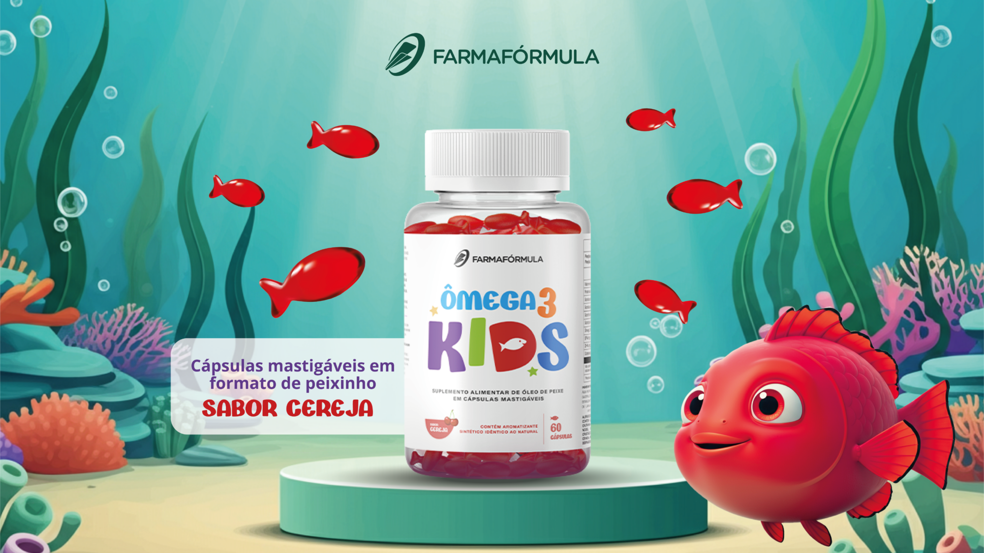 Ômega 3 para Crianças - Farmafórmula Piripiri